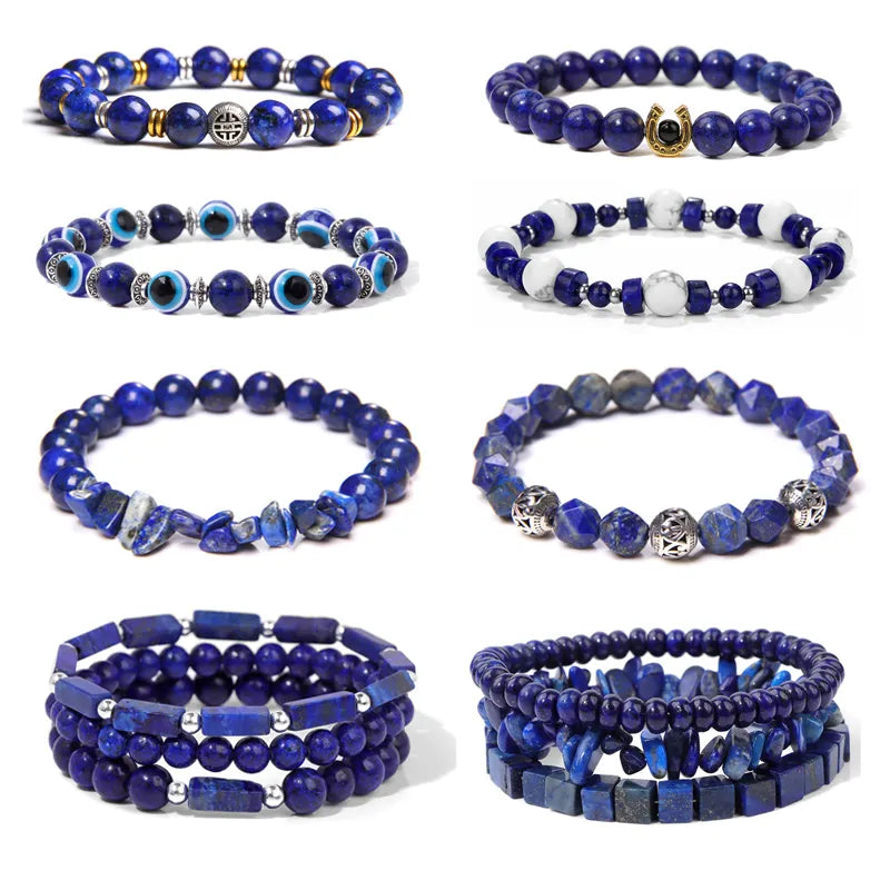 Lapis Lazuli Beads Bracelet