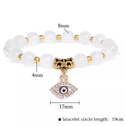 Turkish Evil Eye Stone Bracelet